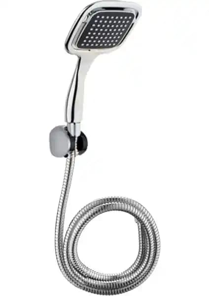 YMV Siyah Kare Lüx Duş Banyo Seti Modern ve Estetik Tasarımıyla Kullanıcılar İçin Uygun