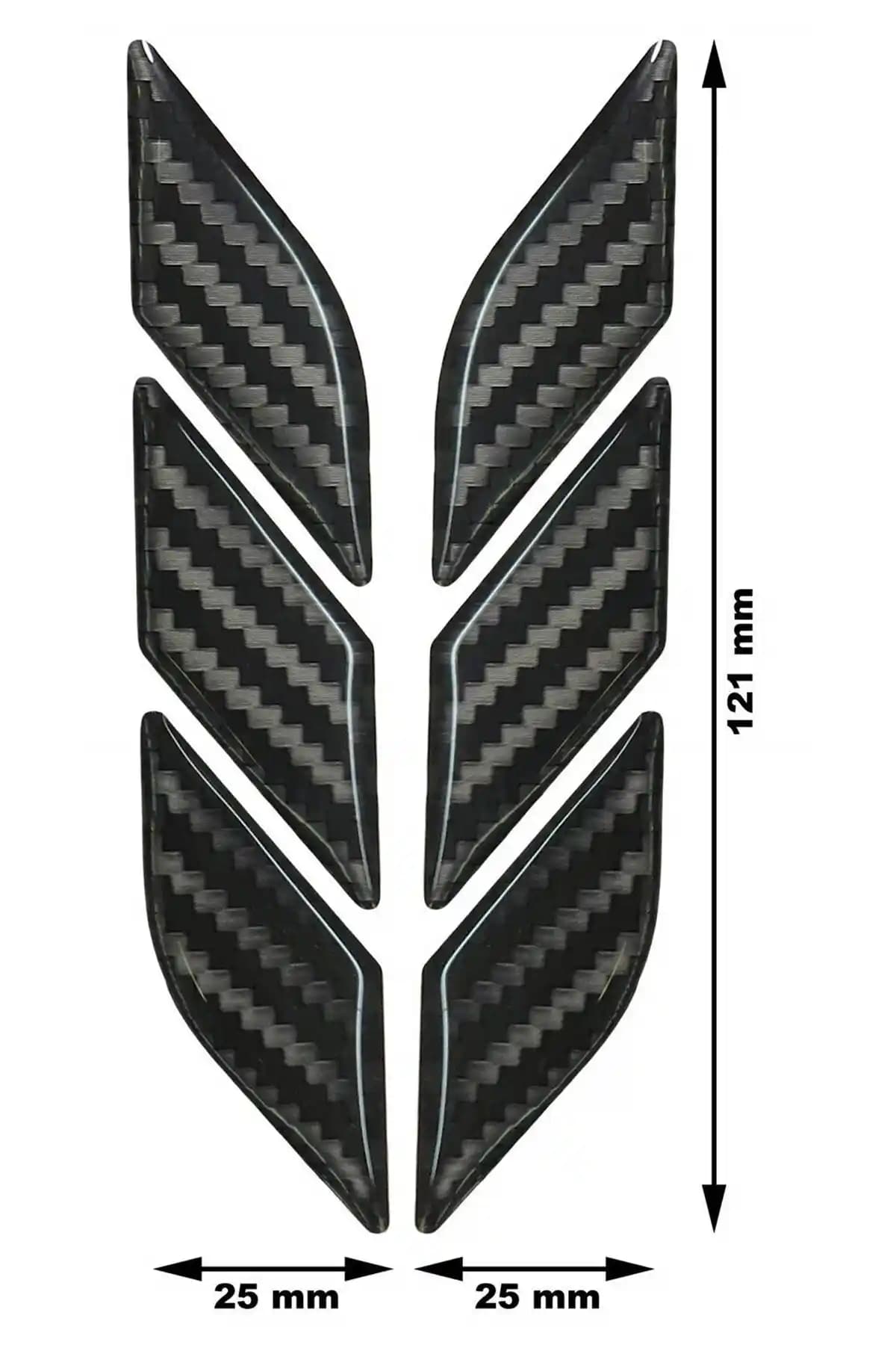 Yüksek Kaliteli Karbon Detaylı Motosiklet Stickerı - Dayanıklı ve Estetik Tasarım