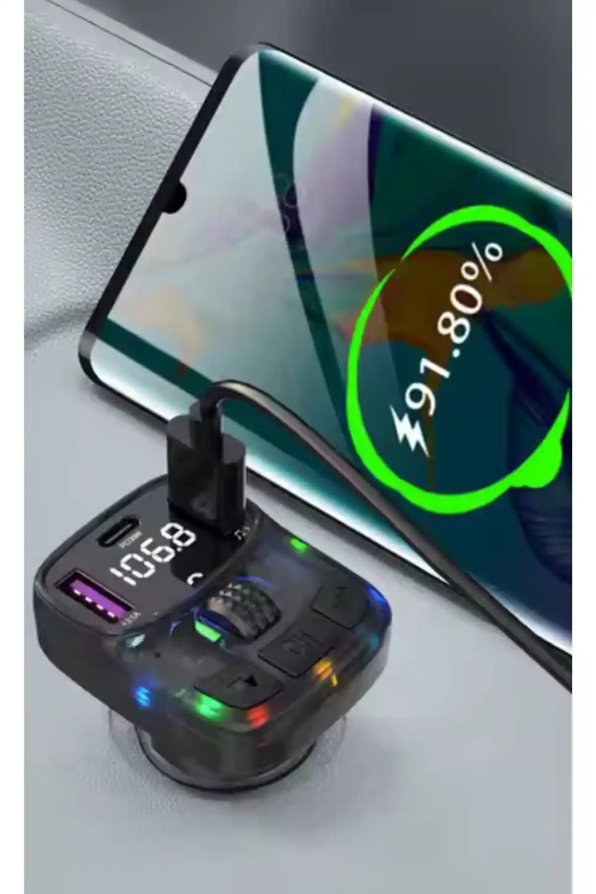 YUMAX Bluetooth FM Transmitter Araç İçi Eğlence ve İletişim Çözümü