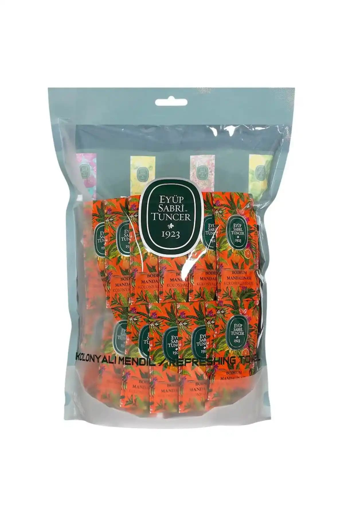 Eyüp Sabri Tuncer Bodrum Mandalinası Kolonyalı Mendil ile Günlük Hijyen ve Ferahlık Sağlayın