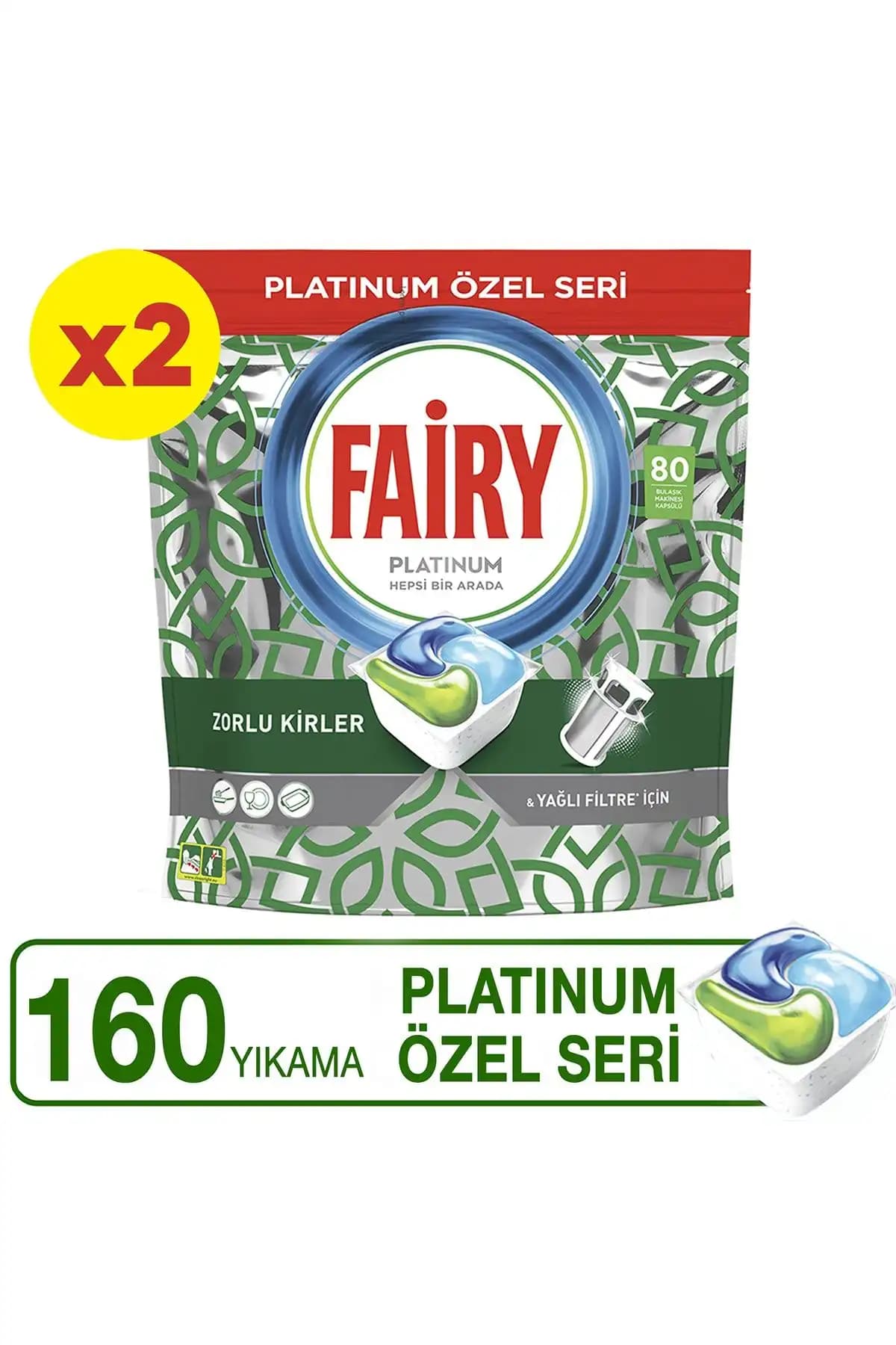 Fairy Platinum Plus ve Fairy Platinum Yeşil Bulaşık Makinesi Tabletleri Karşılaştırması 2