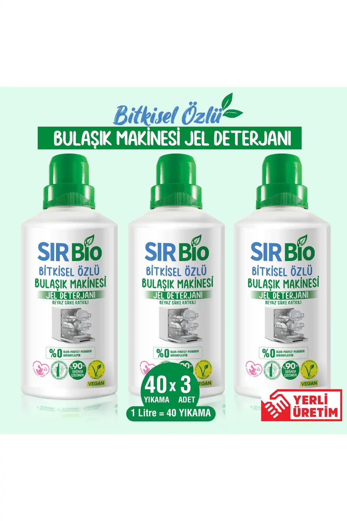 SIR Bio Bulaşık Makine Deterjanları Karşılaştırması: 3'lü ve 4'lü Paketler 1