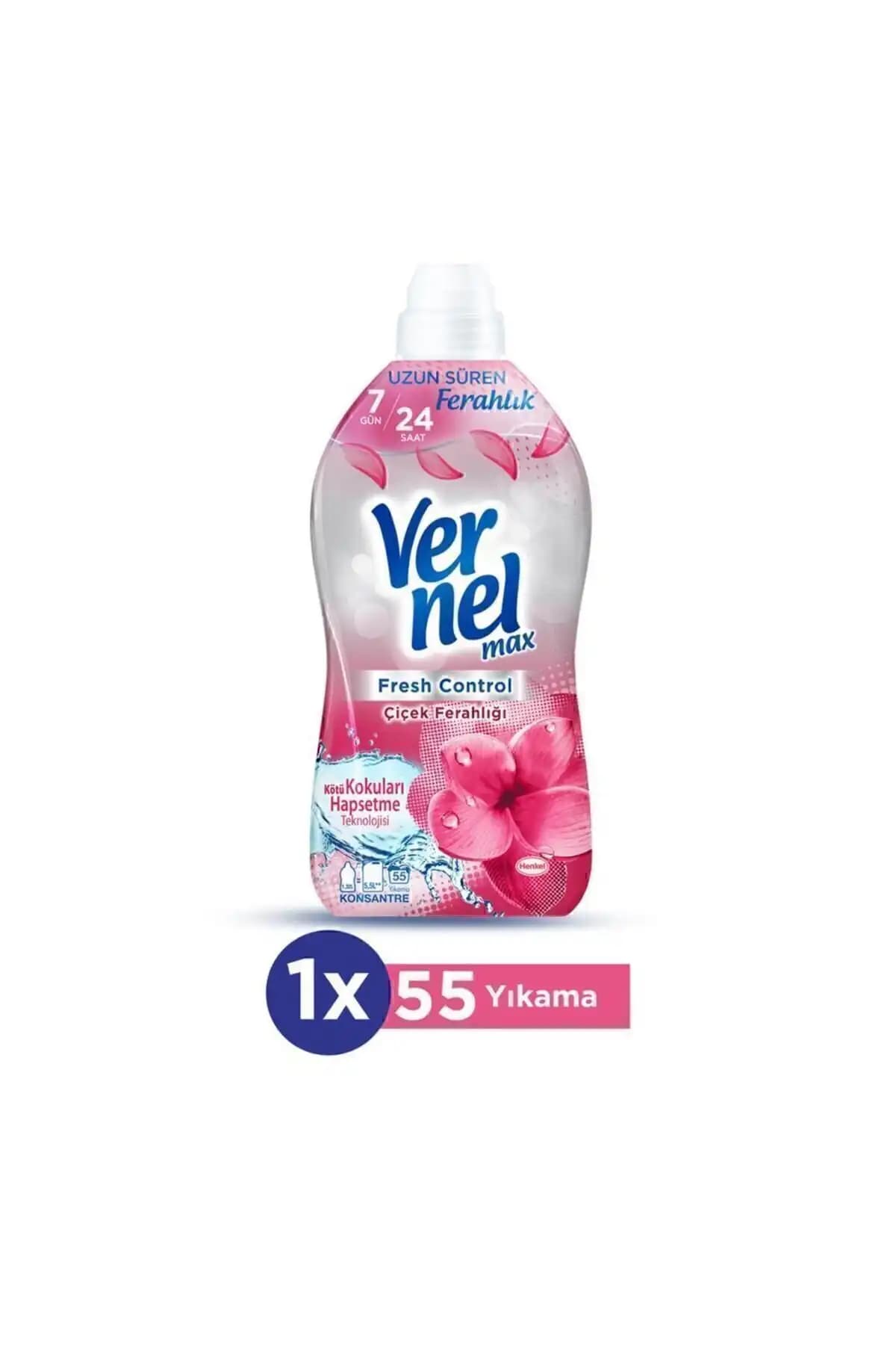 Vernel Max Çiçek Ferahlığı Yumuşatıcı: Kalıcı ve Hoş Kokulu Çamaşır Yumuşatıcı