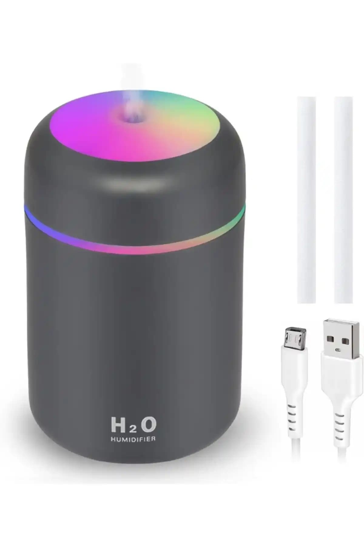 ALFAGİFT H2o 300ml LED Işıklı USB Hava Nemlendirici: Çok Fonksiyonlu ve Estetik Atmosfer Yöneticisi