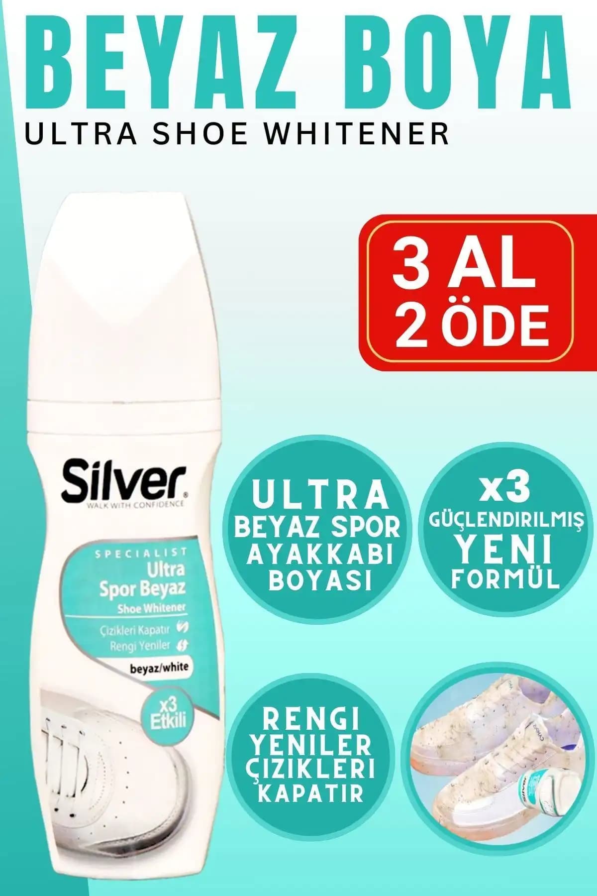 Beyaz Ayakkabı Boyaları Karşılaştırması: Blink Max White ve Silver X3 Ürünleri Analizi 2