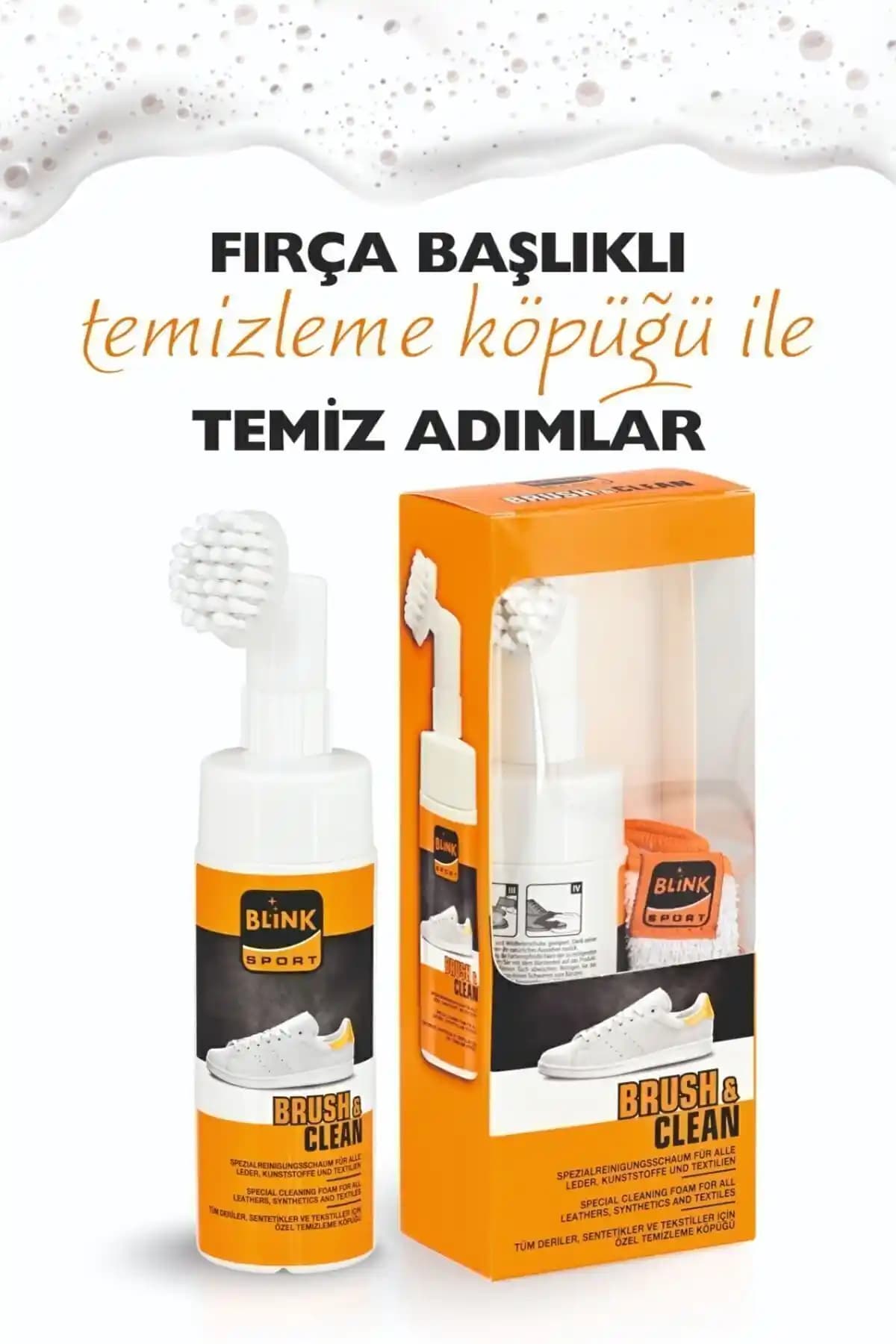 Blinksport Brush Clean ve Turkishcare Ayakkabı Temizleme Spreyi Karşılaştırması