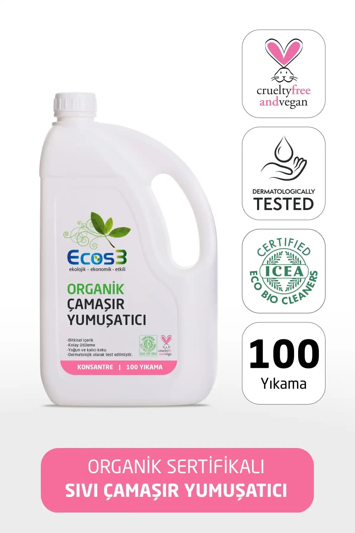 Ecos3 Organik Çamaşır Yumuşatıcı: Doğal ve Etkili Temizlik Çözümü