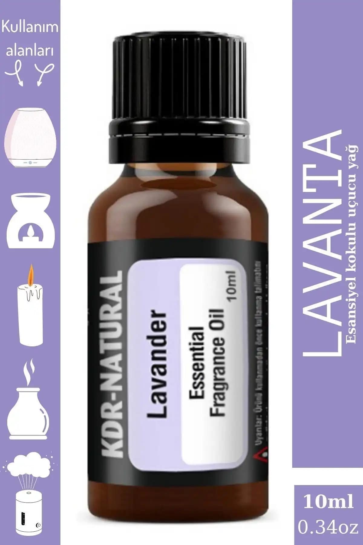 KDR Natural Lavanta Uçucu Yağı: Doğal ve Organik Aromaterapi Çözümü