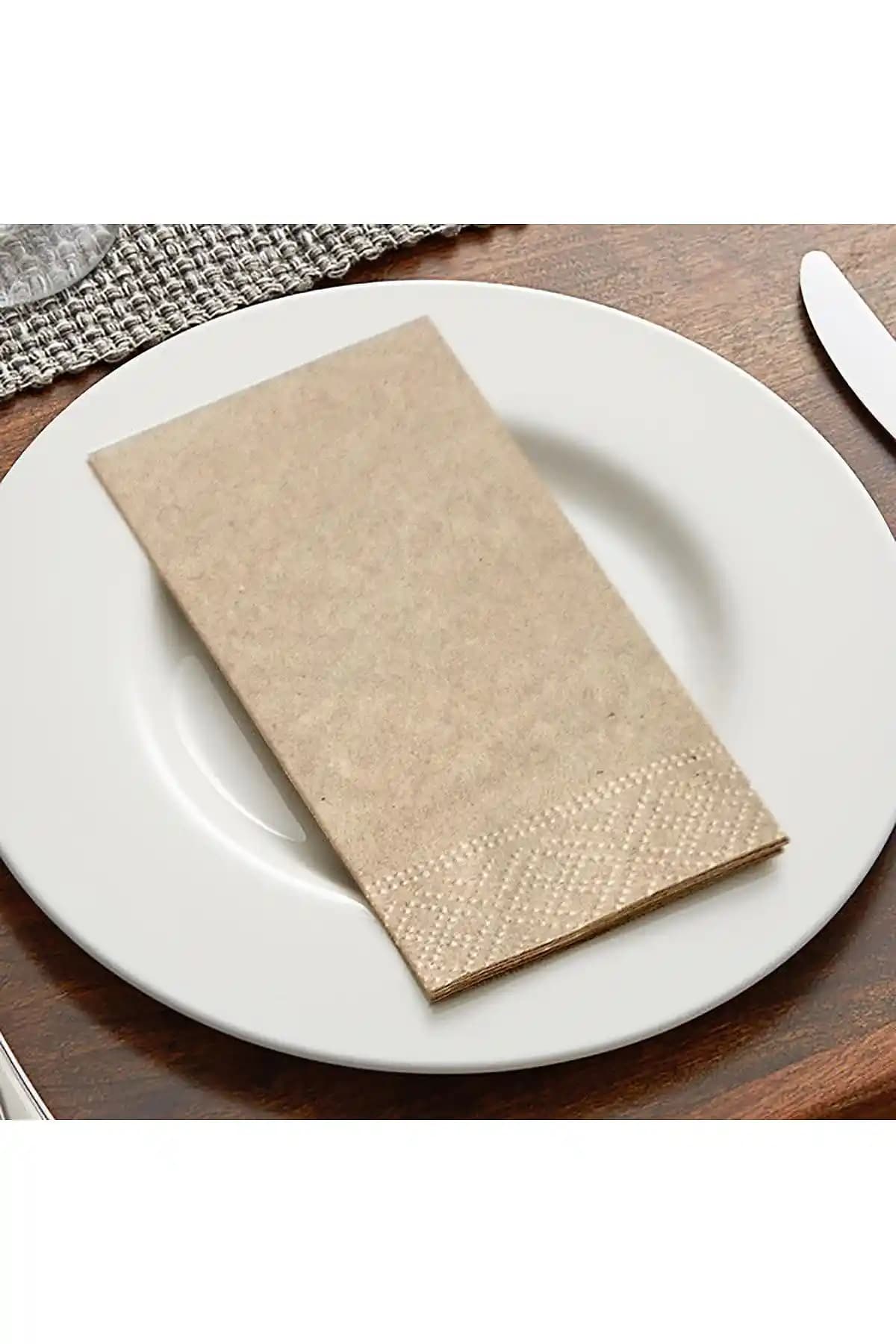 Story 33x33 cm 2 Katlı Kraft Kağıt Peçete Şıklık ve Dayanıklılık Sunan Etkinlik Malzemesi