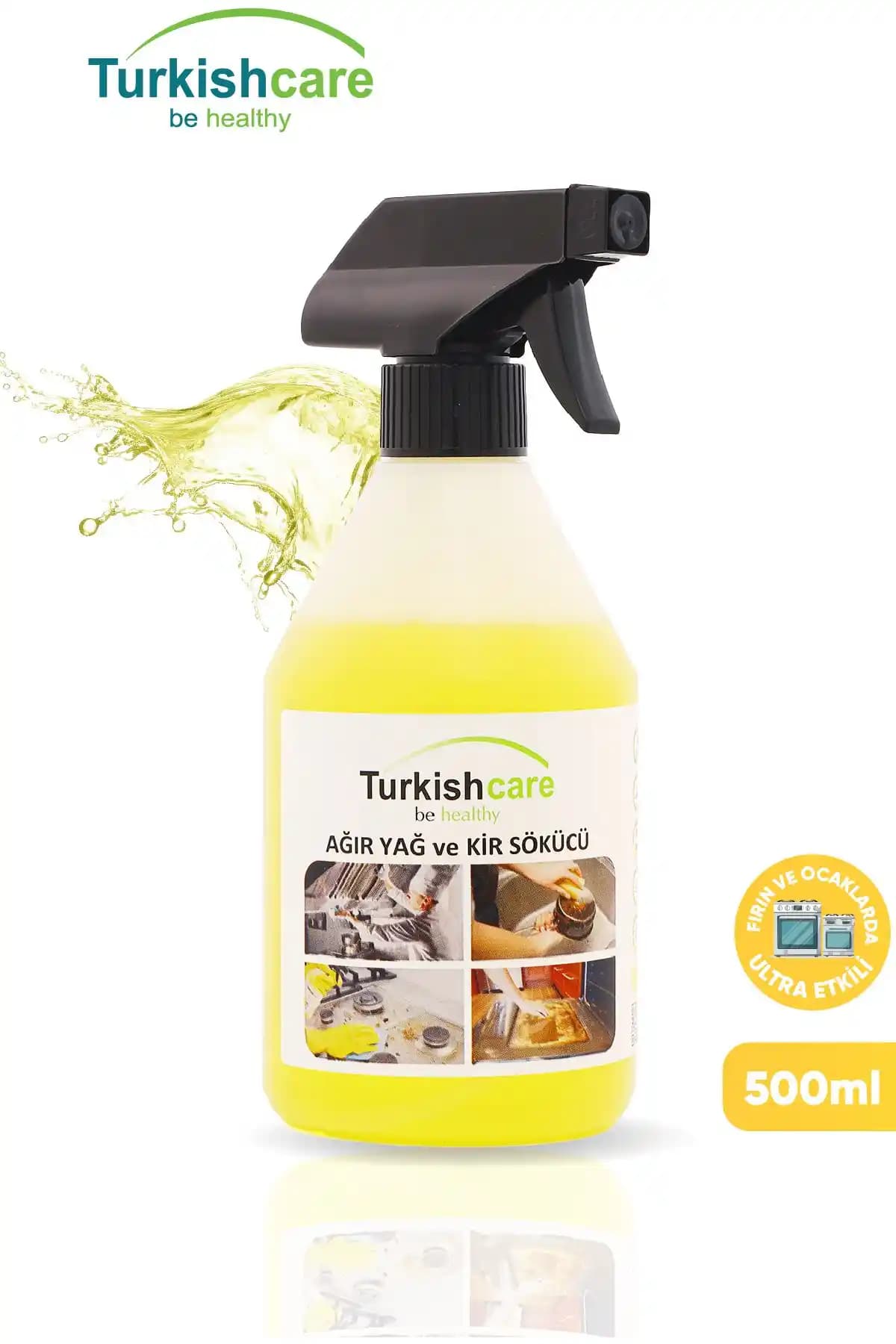 Turkishcare Ağır Kir Yağ Sökücü: Güçlü ve Güvenli Ev ve Endüstriyel Temizlik Ürünü
