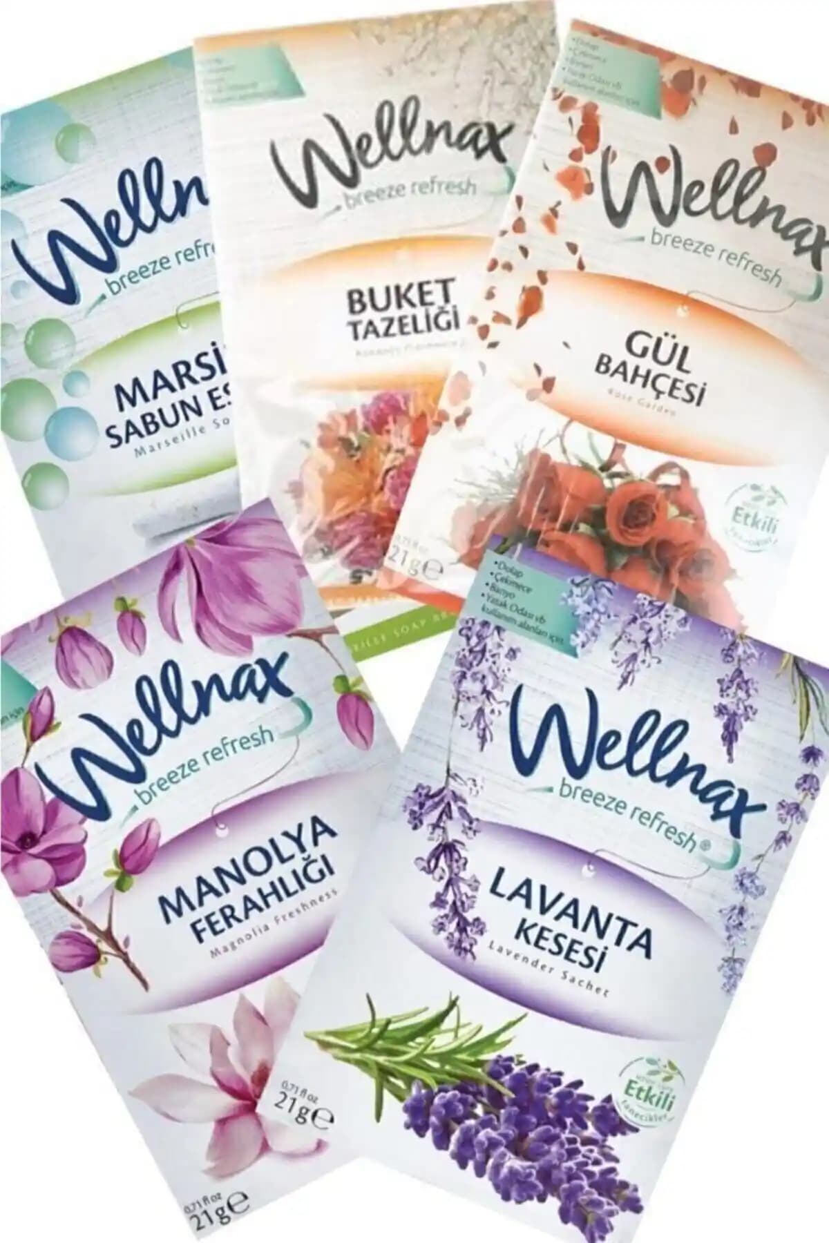 Wellnax Breeze Refresh Dolap ve Çekmece Kokusu Otomatik Makinesi Promosyon Paketiyle