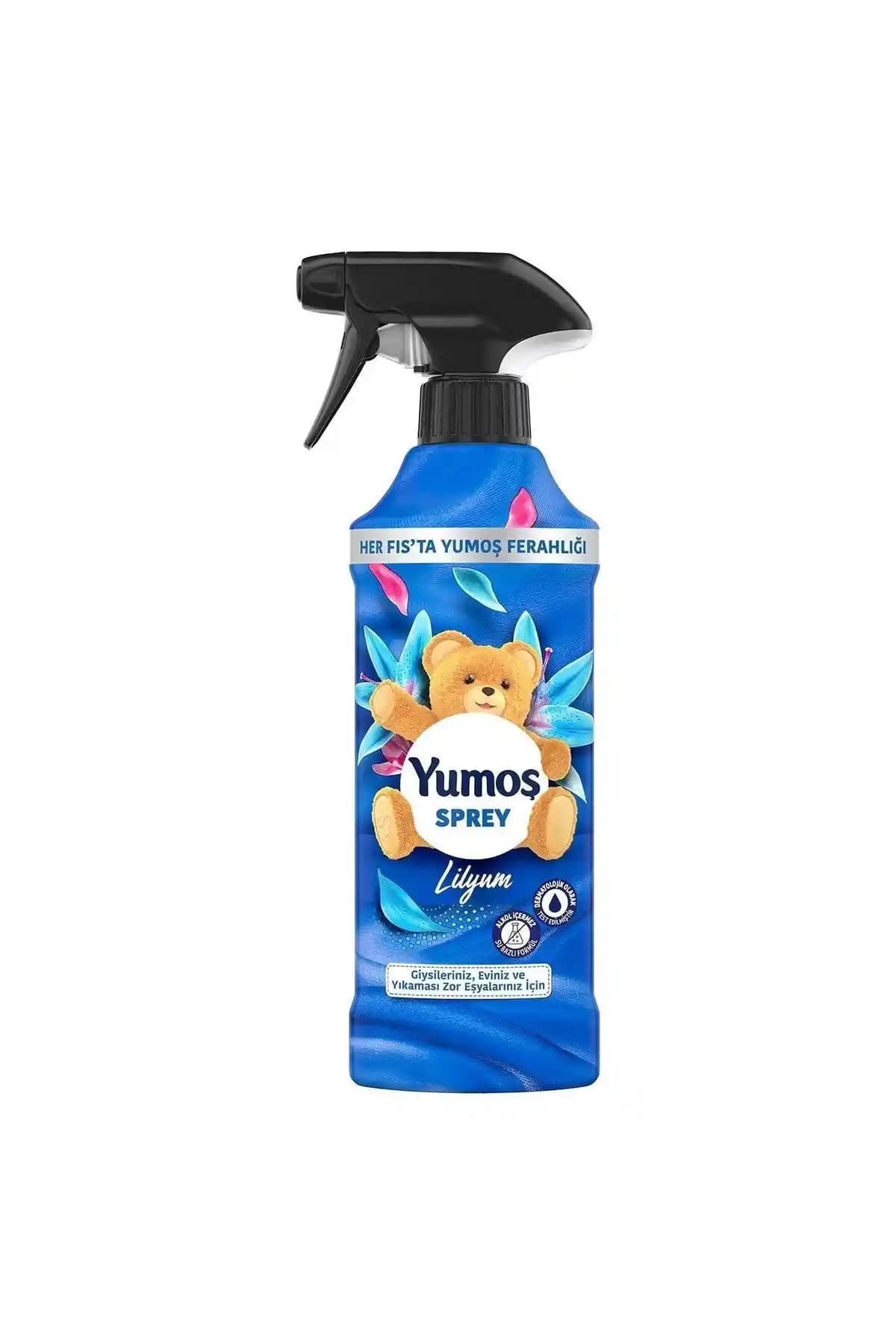 Yumoş Lilyum Sprey 450 ml Organik ve Kalıcı Koku ile Ferahlık Sağlar