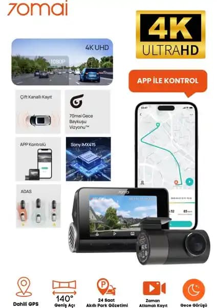 70MAI Dash Cam A800s-1 ve Omni X800-2 Karşılaştırması: Hangi Model Sürücüler İçin Uygun