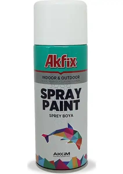 Akfix Akrilik Mat Beyaz ve Selsil Rainbow Beyaz Sprey Boya Karşılaştırması 1