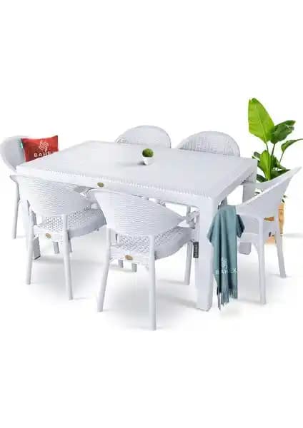 Bahçe ve Balkonlar İçin Bahex Bambu Pro ve Violet Rattan Masa Takımı Karşılaştırması