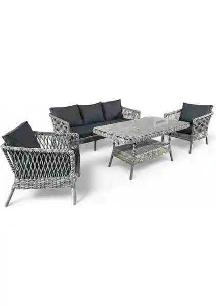 Monalin Home Garden Loft ve Miami Gri Oturma Gruplarının Karşılaştırması