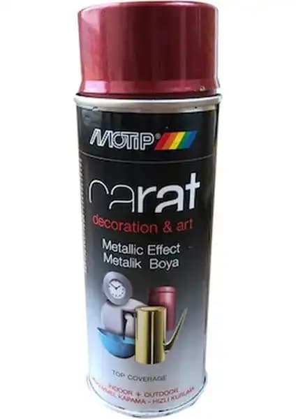 Motip Carat Metalik Siyah ve Parlak Metalik Kırmızı Sprey Boya Karşılaştırması 2
