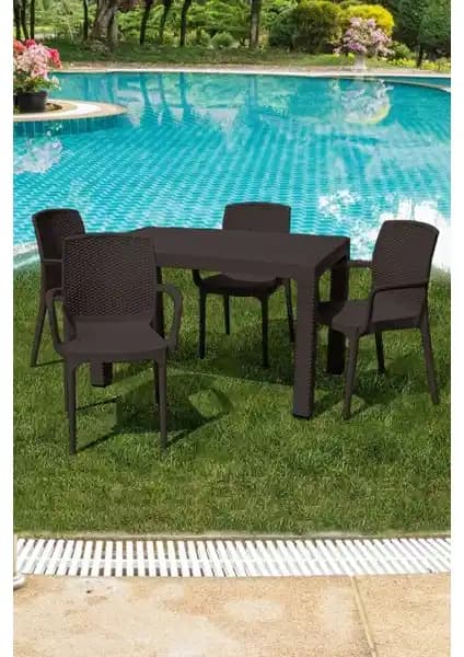 Çavdar Group Violet Rattan ve Mobetto Rattan Bahçe Masa Takımı Karşılaştırması