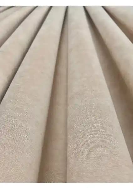 Erdoğanlar Koza Bej Ada ve Home Color Bej Rengi Petek Kadife Perde Karşılaştırması
