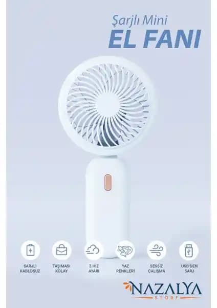 Nazalya Taşınabilir Fanlar: El ve Masa Modelleriyle Serinleme Çözümleri