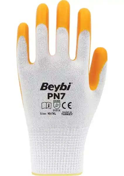 Nitril eldivenleri karşılaştırması: Beybi Pn7 polyester ve Kaanflex iş eldivenleri