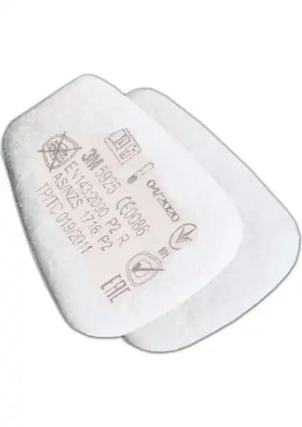 3M 5925 P2 Toz ve Sis Filtresiyle Güvenli Solunum Koruması Sağlayın