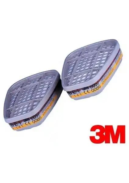 3M 6057 Abe1 Organik İnorganik Asit Gaz Filtresi Endüstriyel Güvenlik ve Koruma Çözümü