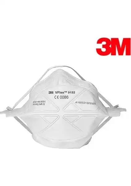 3M Vflex 9152E FFP2 Ventilsiz Toz ve Sis Koruyucu Maske Detayları ve Özellikleri