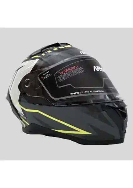 Arwic Pro Model AR939 Kapalı Motosiklet Kaskı Güvenlik ve Konfor Sunar