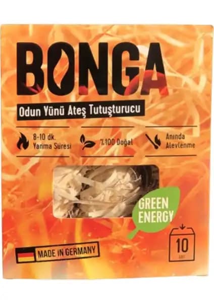Bonga Odun Yünü Ateş Tutuşturucu: Doğal ve Güçlü Tutuşturucu Seçeneği