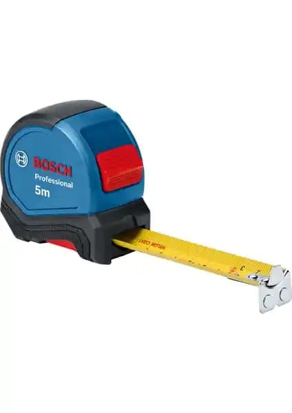Bosch Profesyonel Şerit Metre 5m Dayanıklı ve Ergonomik Tasarım ile Profesyonel Kullanım