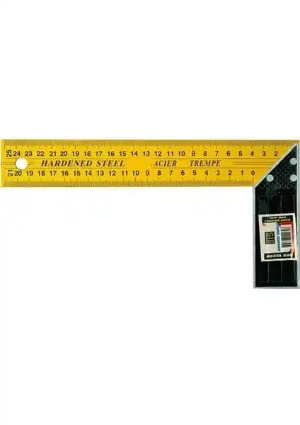 Bts 12235 Marangoz Gönyesi Sarı 150mm - Dayanıklı ve Ergonomik Ahşap Ölçüm Aracı