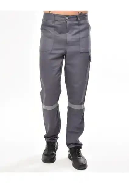 Çamdalı İş Elbiseleri 16/12 Gabardin Gri İş Pantolonu: Dayanıklı ve Ergonomik Tasarım