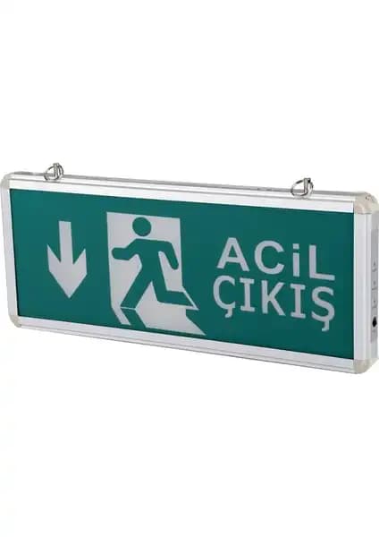 Cata Exit Acil Çıkış Armatürü 3W LED ile Güvenlik ve Dayanıklılık Sağlar