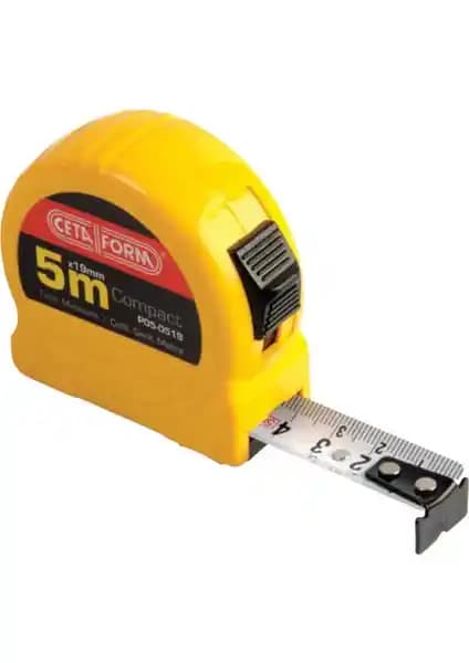 Ceta Form P05-0519 Kompakt Profesyonel Şerit Metre İnşaat ve Mobilya İşleri İçin