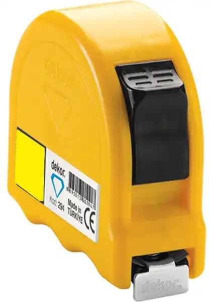 Dekor 298 Şerit Metre 10 Metre Uzunluk ve 25 Mm Genişlik ile Güvenilir Ölçüm Aracı