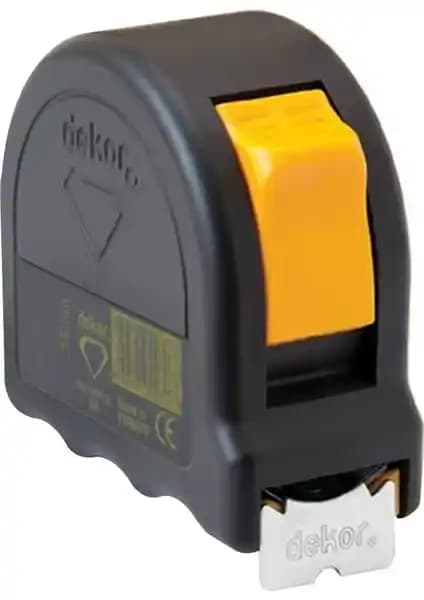 Dekor 309 Şerit Metre 10 M Uzunluk ve 25 mm Genişlik ile Hassas ve Dayanıklı Ölçüm Aracı