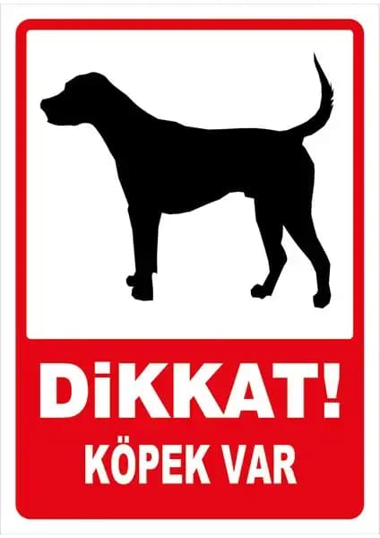 Dış Mekan Kullanımı İçin Dayanıklı Köpek Uyarı Levhası Sac Ürünleri