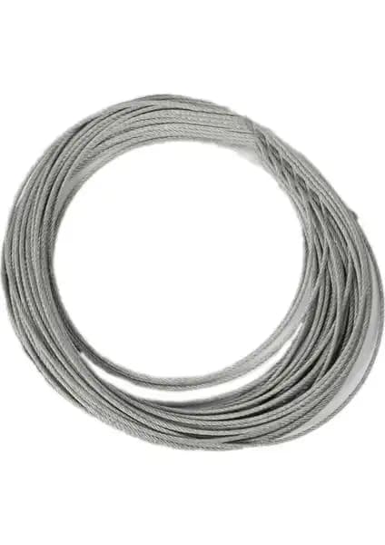 Ege Arge Galvanizli Çelik Halat 3 mm x 10 m Güç ve Dayanıklılık Sunar