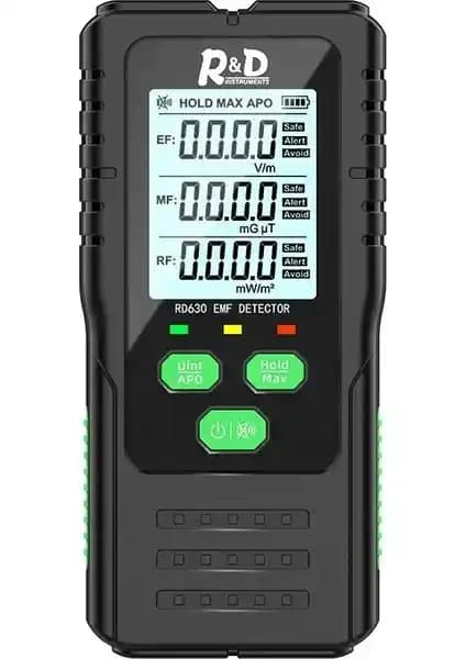 Elektromanyetik Alanların Güvenli Takibi İçin Gelişmiş EMF Ölçer Cihazı