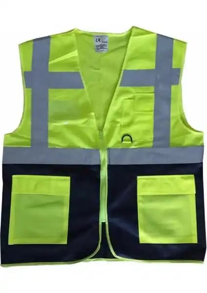 Emirhan Ikaz Yeleği İş Güvenliği ve Yüksek Görünürlük Sağlayan Profesyonel Kıyafet