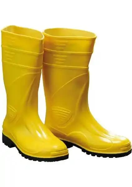Ennalbur Gezer PVC Uzun Çizme 45 Numara Dayanıklı ve Su Geçirmez Tasarım
