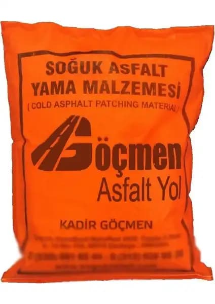 Göçmen Asfalt Yol Soğuk Asfalt Yama Malzemesi: Hızlı ve Dayanıklı Yol Tamiri Çözümü