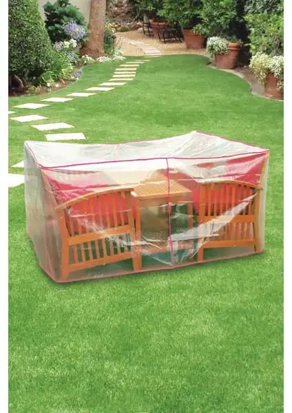 Homaks Dış Mekan Mobilyaları İçin Şeffaf Koltuk Koruma Örtüsü 220x180 cm