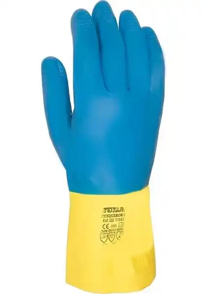 Juba Neopren Kaplı Lateks Eldiven: Kimyasal Direnç ve Dayanıklılık Sağlayan Endüstriyel Koruma Çözümü