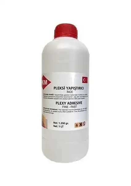 Kıraç Pleksi Yapıştırıcısı İnce Kloroform 1 lt Güçlü ve Çok Amaçlı Endüstriyel Yapıştırıcı