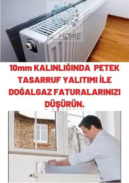 Kl Home 6'lı Paket Isı Yalıtım Levhası 10mm Kalınlıkta Enerji Verimliliği Artırıcı Çözüm