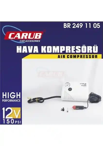 Lastik Hava Kompresörü Yassı 12V Beyaz: Kullanışlı ve Güvenilir Araç Aksesuarı
