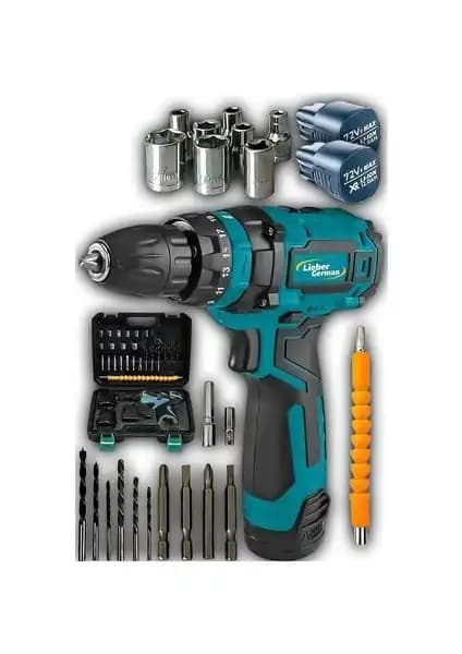 Lieber German Torq 58VOLT 12 Ah Setli Şarjlı Vidalama ve Matkap Performans ve Dayanıklılık
