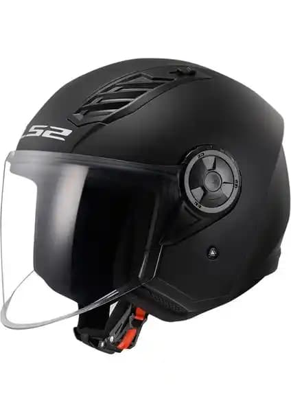LS2 Airflow 2 Mat Siyah Yarım Kask Şehir İçin Güvenli ve Konforlu Sürüş Çözümü